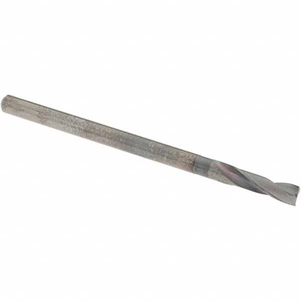 OSG - 1/8" 180° Spiral Flute Solid Carbide Screw Machine Drill Bit - Eagle Tool & Supply