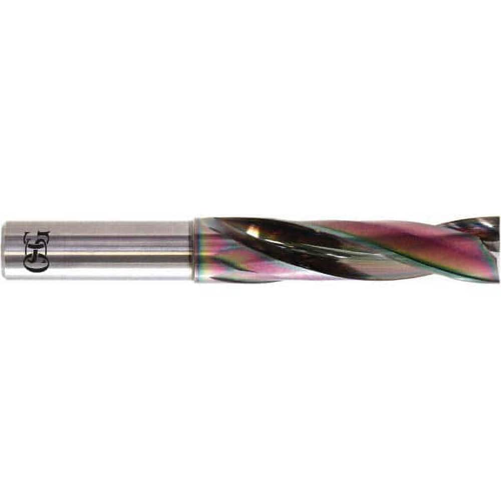 Screw Machine Length Drill Bit: 0.0295″ Dia, 0 °, Solid Carbide EgiAs Finish, Right Hand Cut, Spiral Flute, Straight-Cylindrical Shank, Series 5700