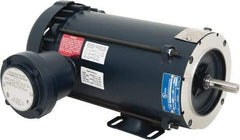 Leeson - 1 hp 1,800 Max RPM Explosion Proof Motor - 56C NEMA Frame, 230/460 Volts, 85.5% Efficiency at Full Load - Eagle Tool & Supply