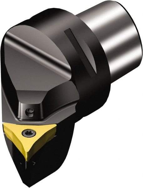 Sandvik Coromant - Left Hand Cut, Size C4, CP-A1108 Insert Compatiblity, Modular Turning & Profiling Cutting Unit Head - 27mm Ctr to Cutting Edge, 50mm Head Length, Through Coolant, Series CoroTurn Prime - Eagle Tool & Supply