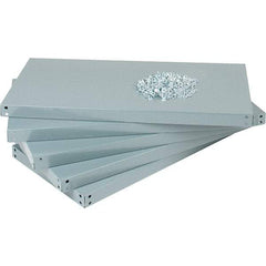 Value Collection - 36" Wide, 1-15/16 High, Open Shelving Accessory/Component - 14 Gauge Steel, Powder Coat Finish, Use with High Capacity Storage Racks - Eagle Tool & Supply