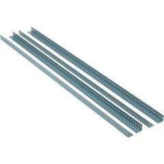 Value Collection - 1.92" Wide, 72 High, Open Shelving Accessory/Component - 13 Gauge Steel, Powder Coat Finish, Use with High Capacity Storage Racks - Eagle Tool & Supply