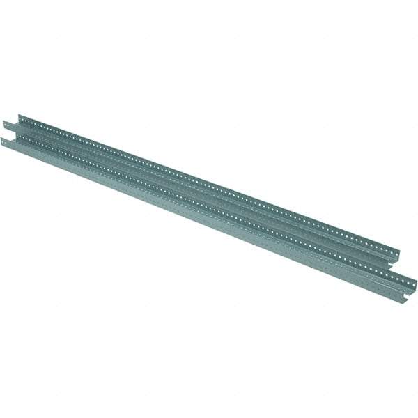 Value Collection - 1.92" Wide, 96 High, Open Shelving Accessory/Component - 13 Gauge Steel, Powder Coat Finish, Use with High Capacity Storage Racks - Eagle Tool & Supply