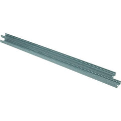 Value Collection - 1.92" Wide, 96 High, Open Shelving Accessory/Component - 13 Gauge Steel, Powder Coat Finish, Use with High Capacity Storage Racks - Eagle Tool & Supply