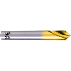 OSG - 4mm Body Diam, 120°, 54mm OAL, High Speed Steel Spotting Drill - Eagle Tool & Supply