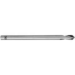 OSG - 4mm Body Diam, 90°, 100mm OAL, High Speed Steel Spotting Drill - Eagle Tool & Supply