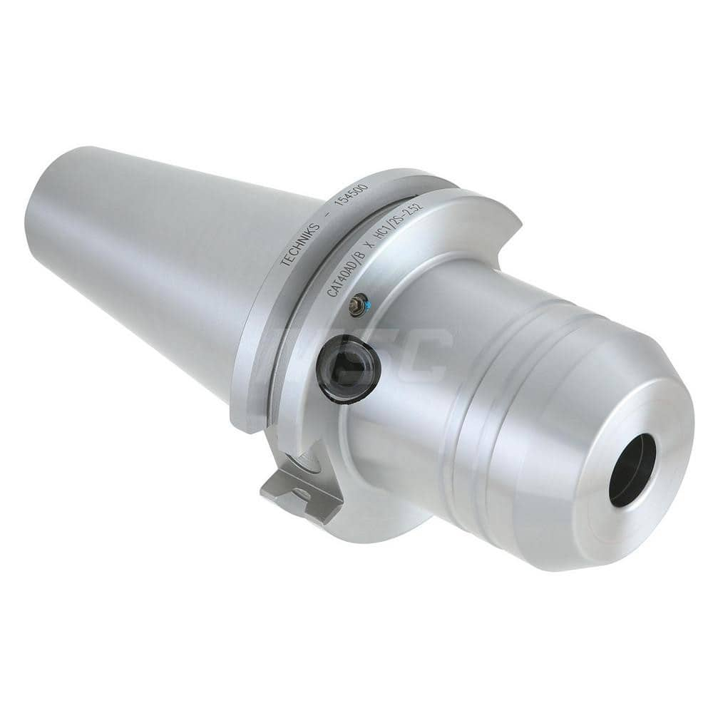 Hydraulic Tool Chuck: Taper Shank, 8 mm Hole 80.5 mm Projection, 28 mm Nose Dia, Through Coolant