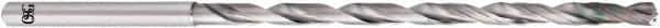 OSG - 5.4mm, 140° Point, Spiral Flute, Solid Carbide Taper Length Drill Bit - EgiAs Finish, 78mm Flute Length, 128mm OAL, Series 6530 - Eagle Tool & Supply