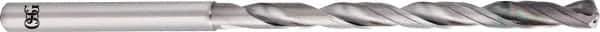 OSG - 2mm, 140° Point, Spiral Flute, Solid Carbide Taper Length Drill Bit - EgiAs Finish, 26mm Flute Length, 75mm OAL, Series 6530 - Eagle Tool & Supply