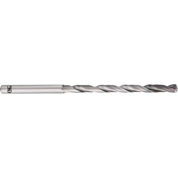 OSG - 2.5mm 140° Spiral Flute Solid Carbide Taper Length Drill Bit - Eagle Tool & Supply