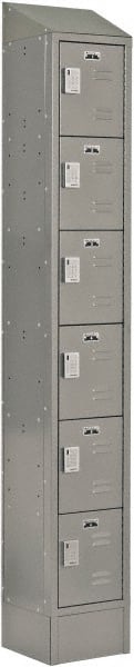 LockUp - 6 Door, 6 Tier, Electronic Access Lockers - Eagle Tool & Supply