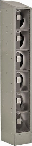 LockUp - 6 Door, 6 Tier, Electronic Access Lockers - Eagle Tool & Supply