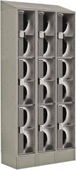 LockUp - 9 Door, 3 Tier, Electronic Access Lockers - Eagle Tool & Supply