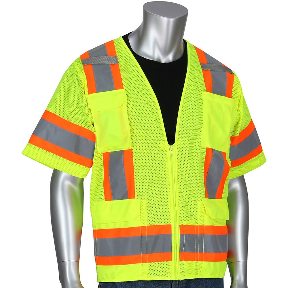 PIP - High Visibility Vests Vest Style: Surveyor's Vest Type: Hi Visibility - Eagle Tool & Supply