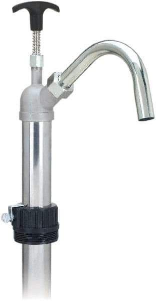 lumax - Oil Lubrication 0.17 Gal/Turn Flow Aluminum & Steel Lever Hand Pump - For 15 to 55 Gal Container - Eagle Tool & Supply