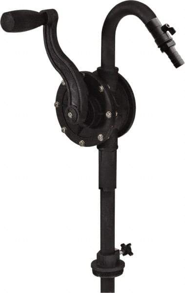 lumax - DEF Lubrication 0.08 Gal/Turn Flow Polyphenylene Sulfide Rotary Hand Pump - For 15 to 55 Gal Container - Eagle Tool & Supply