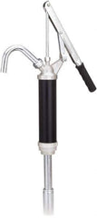 lumax - Oil Lubrication 0.10 Gal/Turn Flow Aluminum & Steel Lever Hand Pump - For 15 to 55 Gal Container - Eagle Tool & Supply