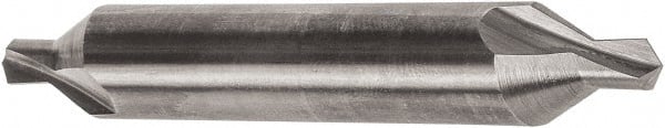 Precision Twist Drill - #2 Plain Cut 60° Incl Angle Solid Carbide Combo Drill & Countersink - Eagle Tool & Supply