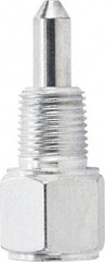 lumax - 4,500 Operating psi, 3/4" Long, Steel Needle Nose Adapter Grease Gun Needle Nozzle - Eagle Tool & Supply