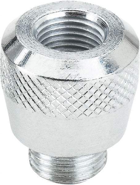 lumax - 4,500 Operating psi, Steel Fixed Grease Gun Button-Head Coupler - Eagle Tool & Supply