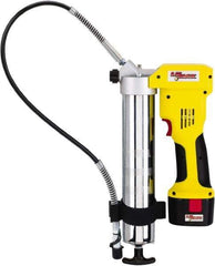 lumax - 7,000 Max psi, Flexible Battery-Operated Grease Gun - 14 oz Capacity, 3-Way Fill - Eagle Tool & Supply