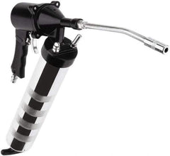 lumax - 3,000 Max psi, Flexible Air-Operated Grease Gun - 14 oz Capacity, 1/8 Thread Outlet, 3-Way Fill - Eagle Tool & Supply