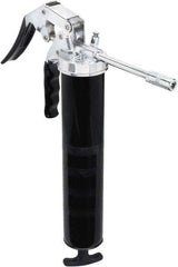 lumax - 7,000 Max psi, Rigid Pistol Grease Gun - 14 oz Capacity, 1/8 Thread Outlet, 25 Strokes per oz, 3-Way Fill - Eagle Tool & Supply