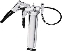 lumax - 8,500 Max psi, Flexible Pistol Grease Gun - 14 oz Capacity, 1/8 Thread Outlet, 25 Strokes per oz, 3-Way Fill - Eagle Tool & Supply