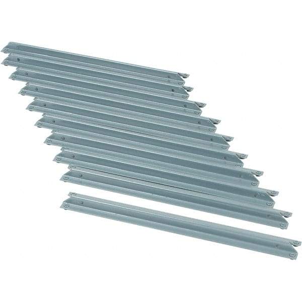 Value Collection - 18" Wide, 26 High, Open Shelving Accessory/Component - 16 Gauge Steel, Powder Coat Finish, Use with Boltless Storage Rack - Eagle Tool & Supply