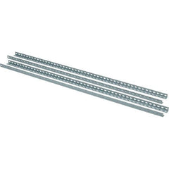 Value Collection - 18" Wide, 72 High, Open Shelving Accessory/Component - 14 Gauge Steel, Powder Coat Finish, Use with Boltless Storage Rack - Eagle Tool & Supply