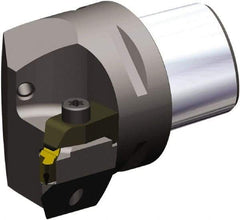 Kennametal - NU3R Insert, 52mm Head Length, Modular Grooving Cutting Unit Head - Left Hand Cut, System Size PSC50, Through Coolant, Series Top Notch - Eagle Tool & Supply