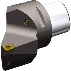 Kennametal - Right Hand Cut, Size PSC50, CC.. 09T3.. & CC..3252 Insert Compatiblity, Internal Modular Turning & Profiling Cutting Unit Head - 35mm Ctr to Cutting Edge, 60mm Head Length, Through Coolant, Series PSC - Eagle Tool & Supply