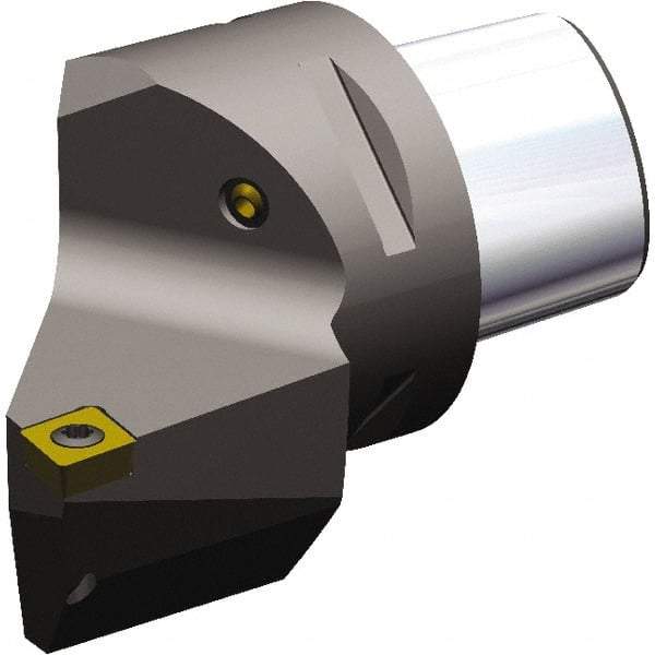 Kennametal - Right Hand Cut, Size PSC63, CC.. 1204.. & CC.. 432 Insert Compatiblity, External Modular Turning & Profiling Cutting Unit Head - 45mm Ctr to Cutting Edge, 65mm Head Length, Through Coolant, Series PSC - Eagle Tool & Supply