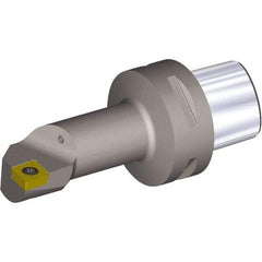 Kennametal - Left Hand Cut, Size PSC50, CC.. 09T3.. & CC..3252 Insert Compatiblity, Internal Modular Turning & Profiling Cutting Unit Head - 17mm Ctr to Cutting Edge, 90mm Head Length, Through Coolant, Series PSC - Eagle Tool & Supply