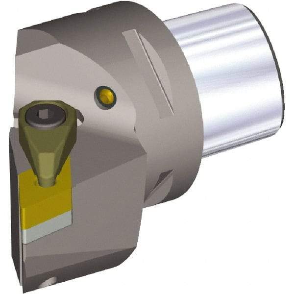 Kennametal - Right Hand Cut, Size PSC63, DN..110408 & DN..332 Insert Compatiblity, External Modular Turning & Profiling Cutting Unit Head - 45mm Ctr to Cutting Edge, 65mm Head Length, Through Coolant, Series PSC - Eagle Tool & Supply