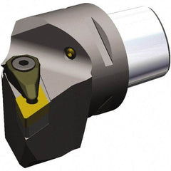 Kennametal - Right Hand Cut, Size PSC63, DN..150408 & DN..432 Insert Compatiblity, External Modular Turning & Profiling Cutting Unit Head - 45mm Ctr to Cutting Edge, 65mm Head Length, Through Coolant, Series PSC - Eagle Tool & Supply