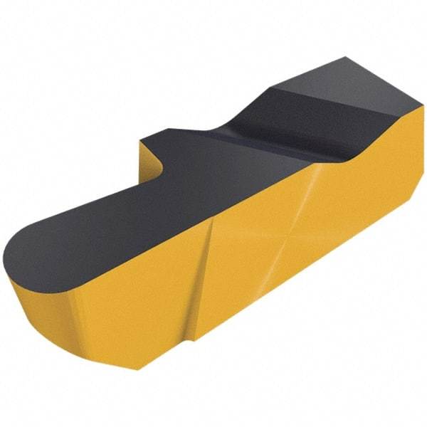 Iscar - 3062INRD Grade IC807, 4.95mm Cutting Width Carbide Grooving Insert - 6.35mm Max Depth of Cut, Right Hand, TiAlN/TiN Finish - Eagle Tool & Supply