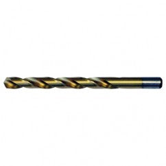 #23 RHS / RHC HSS 135 Degree Split Point Heavy Duty Jobber Drill - TiN - Eagle Tool & Supply