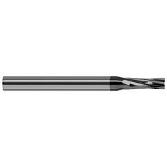 Harvey Tool - Square End Mills; Mill Diameter (Inch): 1/16 ; Mill Diameter (Decimal Inch): 0.0625 ; Length of Cut (Decimal Inch): 0.1860 ; Material: Solid Carbide ; Finish/Coating: Amorphous Diamond ; Shank Diameter (Inch): 1/8 - Exact Industrial Supply