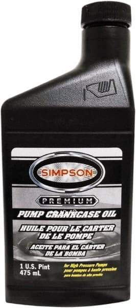 Simpson - Fixed Pressure Washer Pump Oil - 3-1/8" Long, Plastic, Female & Male - Eagle Tool & Supply