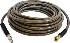 Simpson - 4,500 Max psi 2 Piece Pressure Washer Hose - 200' Long, Polyurethane, 3/8 NPT, Female & Male - Eagle Tool & Supply