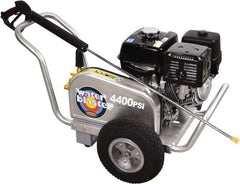 Simpson - Gas, 13 hp, 4,400 psi, 4 GPM, Cold Water Pressure Washer - AAA Triplex, 50' x 3/8" Hose - Eagle Tool & Supply