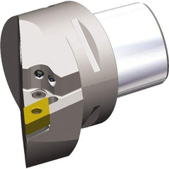 Kennametal - Right Hand Cut, Size PSC63, DN.. 1506.. & DN.. 442 Insert Compatiblity, Internal Modular Turning & Profiling Cutting Unit Head - 45mm Ctr to Cutting Edge, 65mm Head Length, Through Coolant, Series PSC - Eagle Tool & Supply
