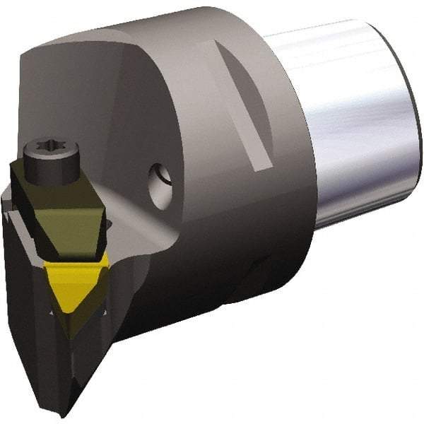 Kennametal - Right Hand Cut, Size PSC50, VC.. 1604 & VP..332 Insert Compatiblity, Internal Modular Turning & Profiling Cutting Unit Head - 35mm Ctr to Cutting Edge, 52mm Head Length, Through Coolant, Series Top Notch - Eagle Tool & Supply