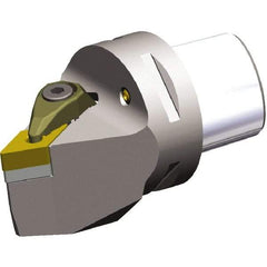 Kennametal - Neutral Cut, Size PSC50, DN..150408 & DN..432 Insert Compatiblity, External Modular Turning & Profiling Cutting Unit Head - 60mm Head Length, Through Coolant, Series PSC - Eagle Tool & Supply