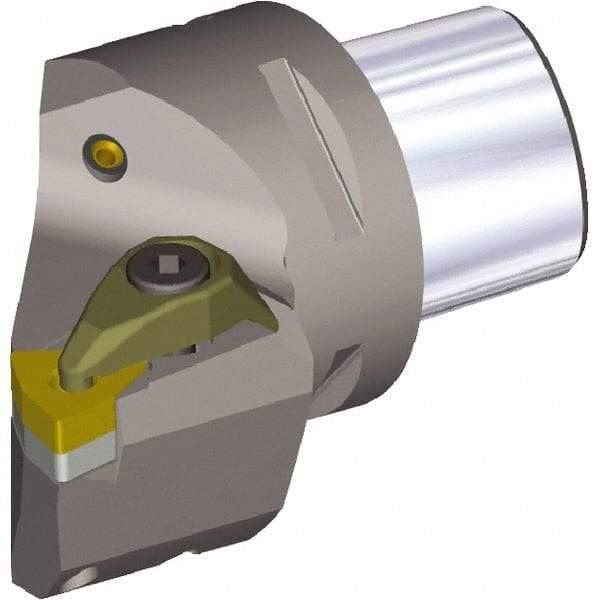 Kennametal - Left Hand Cut, Size PSC50, WN.. 0604.. & WN.. 332 Insert Compatiblity, External Modular Turning & Profiling Cutting Unit Head - 35mm Ctr to Cutting Edge, 60mm Head Length, Through Coolant, Series PSC - Eagle Tool & Supply