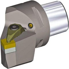 Kennametal - Right Hand Cut, Size PSC50, SN.. 150612 & SN.. 543 Insert Compatiblity, External Modular Turning & Profiling Cutting Unit Head - 27mm Ctr to Cutting Edge, 60mm Head Length, Through Coolant, Series PSC - Eagle Tool & Supply