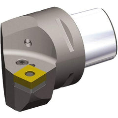 Kennametal - Right Hand Cut, Size PSC63, SN.. 190612 & SN.. 643 Insert Compatiblity, Internal Modular Turning & Profiling Cutting Unit Head - 45mm Ctr to Cutting Edge, 65mm Head Length, Through Coolant, Series PSC - Eagle Tool & Supply