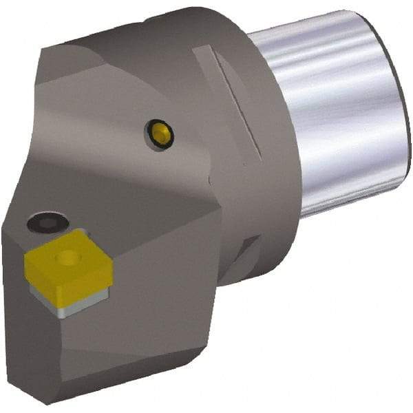 Kennametal - Left Hand Cut, Size PSC50, CN... 190612 & CN..643 Insert Compatiblity, External Modular Turning & Profiling Cutting Unit Head - 35mm Ctr to Cutting Edge, 60mm Head Length, Through Coolant, Series PSC - Eagle Tool & Supply