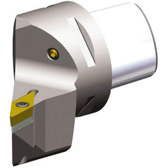 Kennametal - Left Hand Cut, Size PSC63, VB.. 1604 & VB.. 332 Insert Compatiblity, Internal Modular Turning & Profiling Cutting Unit Head - 45mm Ctr to Cutting Edge, 65mm Head Length, Through Coolant, Series PSC - Eagle Tool & Supply